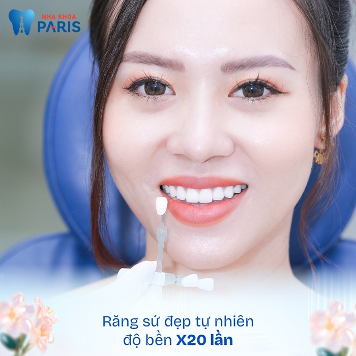 Cải thiện rõ rệt sau khi bọc răng sứ tại nha khoa Paris